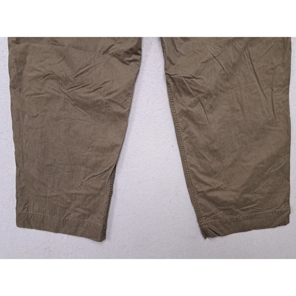 VTG Abercrombie Fitch Pants Mens XL 38x30 Paratroops Cargo Baggy Green T-2083 - Picture 10 of 10